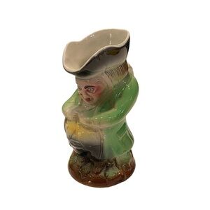 Toby Jug Mug Pitcher Made in England Tavern Décor Médieval Ambiance Vintage